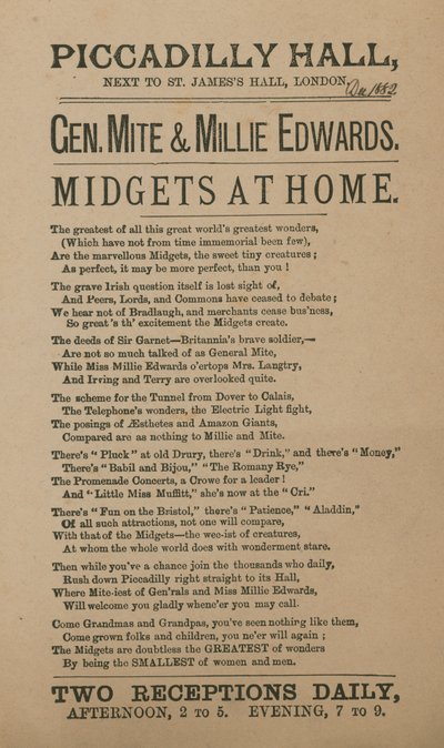 Mainos General Mitelle ja Millie Edwardsille tekijältä English School