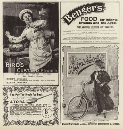 Mainos levisi The Graphic Christmas Number 1896:sta tekijältä English School