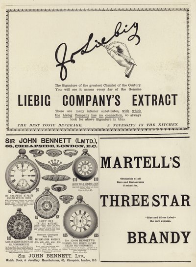 Mainos levisi The Graphic Christmas Number 1897:stä tekijältä English School
