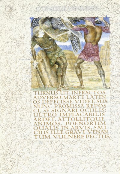 Aeneas surmaa Turnuksen, 1874-1919 tekijältä English School