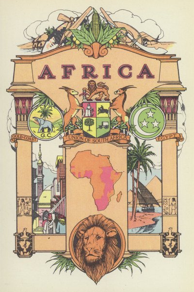 Afrikka (värilitro) tekijältä English School