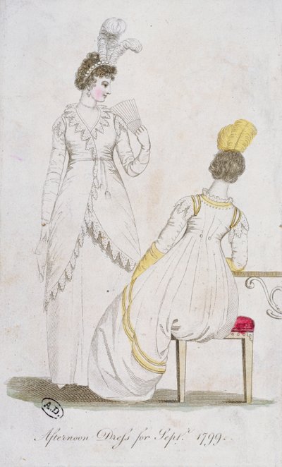 Iltapäiväpuku syyskuulle 1799 tekijältä English School