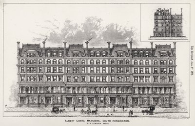 Albert Gotha Mansions, South Kensington (kaiverrus) tekijältä English School