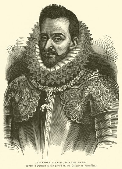 Alexander Farnese, Parman herttua (kaiverrus) tekijältä English School