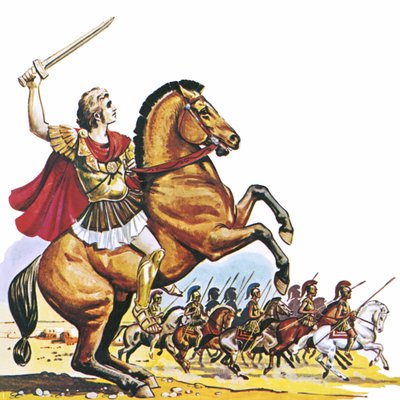 Aleksanteri Suuri on Bucephalus tekijältä English School
