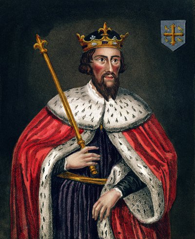 Alfred Suuri (849-99), maalauksen jälkeen Bodleian Galleryssä tekijältä English School