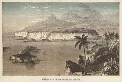 Ambas Bay, Afrikan länsirannikko (värillinen kaiverrus) tekijältä English School