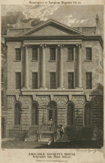 Amicable Societys House, Serjeants Inn, Fleet Street, Lontoo tekijältä English School