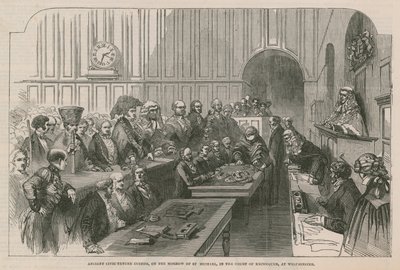 Muinainen kansalaishallintotapa Pyhän Mikaelin peilissä, Court of Chequerissä, Westminsterissä tekijältä English School
