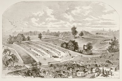 Andersonvillen vankila (litho) tekijältä English School