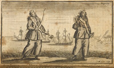 Ann Bonny ja Mary Read merirosvoja tekijältä English School