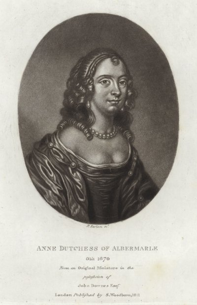Albemarlen herttuatar Anne tekijältä English School