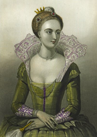 Anne Tanska, Ison-Britannian James I:n kuningatar puoliso, 1856 tekijältä English School