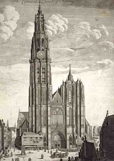 Antwerpenin katedraali (kaiverrus) tekijältä English School