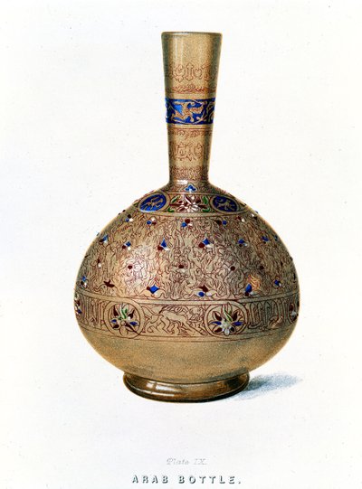 Arab-pullo, levy IX 1800-luvun lopun lasikuvioiden albumista tekijältä English School