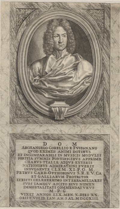 Arcangelo Corelli, noin 1715 tekijältä English School