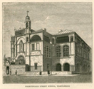 London School Boardin arkkitehtuuri: Nightingale Street School, Marylebone, Lontoo tekijältä English School