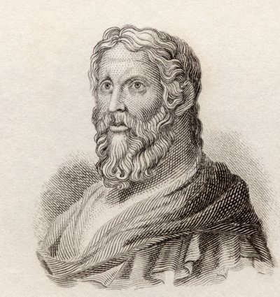 Aristophanes, c. 446 - c. 386 eaa. Muinaisen Kreikan sarjakuvakirjailija Crabb