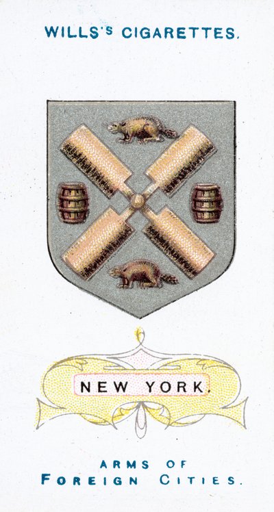 New Yorkin aseet (chromolitho) tekijältä English School