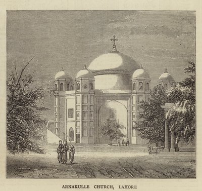 Arnakullen kirkko, Lahore (kaiverrus) tekijältä English School