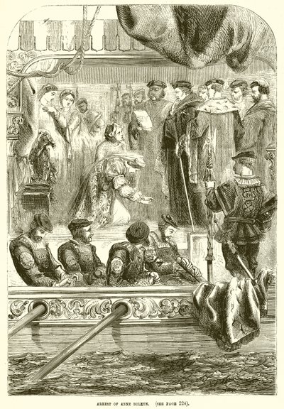 Anne Boleynin pidätys tekijältä English School