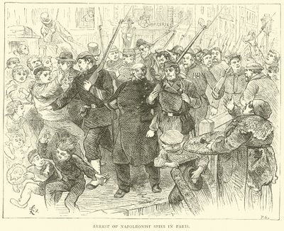 Napoleonististen vakoojien pidätys Pariisissa lokakuussa 1870 tekijältä English School