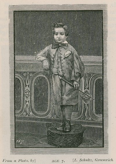 Arthur W Pinero, 7-vuotias tekijältä English School