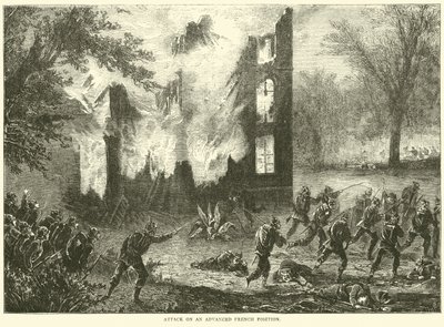 Hyökkäys Ranskan edistyneeseen asemaan, lokakuu 1870 tekijältä English School