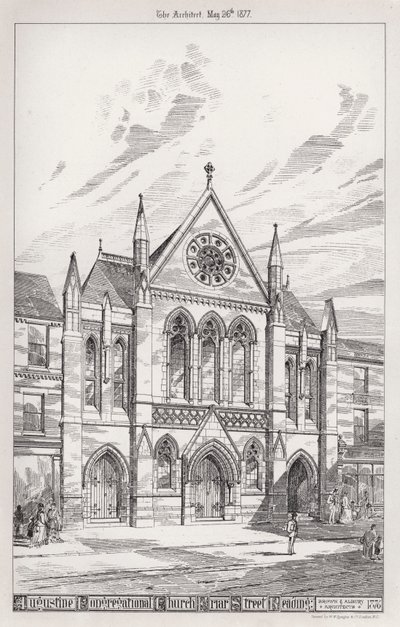 Augustine Congregational Church, Friar Street, Reading (kaiverrus) tekijältä English School