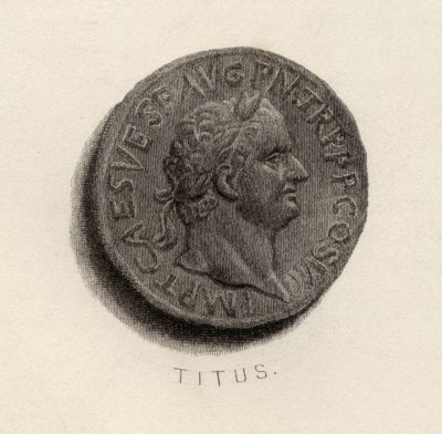 Aureus-kolikko, Titus Flavius Vespasianuksen aikakaudelta tekijältä English School