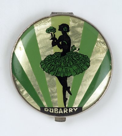Ballerina Powder Compact, valmistaja Dubarry, 1920-30 tekijältä English School