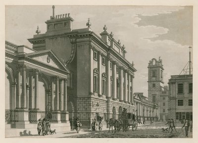 Bank of England, West Wing lisäsi Sir Robert Taylor, 1783 tekijältä English School
