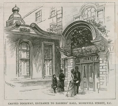 Barber Surgeons Hall, Monkwell Street, Lontoo tekijältä English School