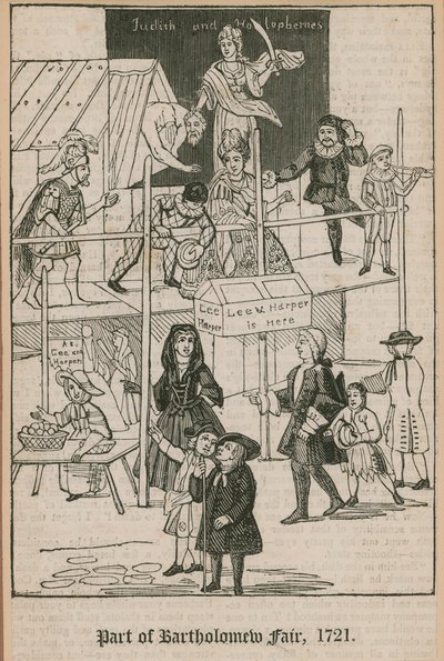 Bartolomeuksen messut, 1721; Lee ja Harpers Booth tekijältä English School