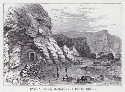 Bathing Cove, Ilfracombe, North Devon (kaiverrus) tekijältä English School
