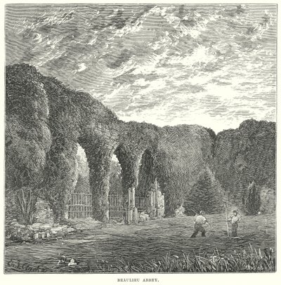 Beaulieun luostari (kaiverrus) tekijältä English School