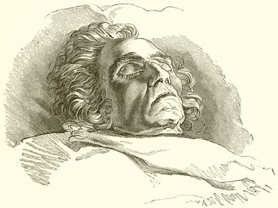 Beethoven kuolinsängyllään tekijältä English School