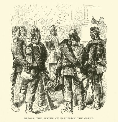 Ennen Frederick Suuren patsasta, toukokuu 1871 tekijältä English School