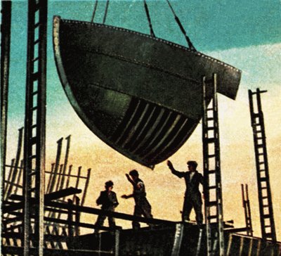 Belfastin telakka, jossa Titanic rakennettiin. tekijältä English School