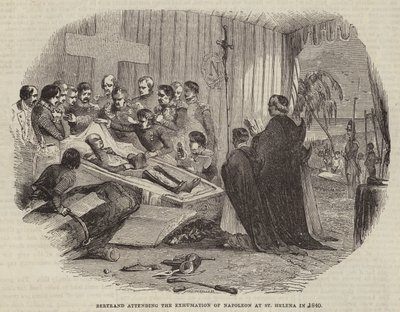 Bertrand osallistui Napoleonin kaivaukseen St Helenassa vuonna 1840 tekijältä English School