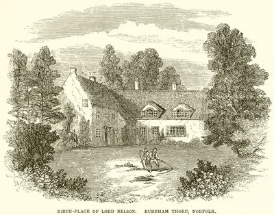 Lord Nelsonin syntymäpaikka. Burnham Thorp, Norfolk tekijältä English School