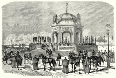 Vesien siunaaminen (kaiverrus) tekijältä English School