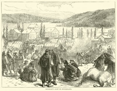 Bourbakisin armeija Sveitsissä helmikuussa 1871 tekijältä English School
