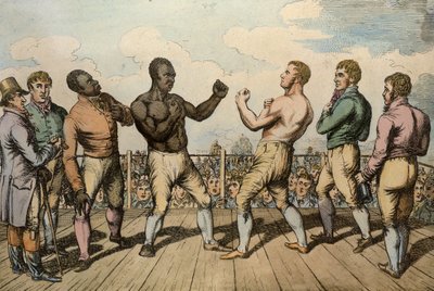 Nyrkkeilyottelu Cribbin (1781-1848) ja Molineaux