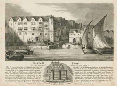 Bridewell Palace sellaisena kuin se ilmestyi noin vuonna 1660 tekijältä English School