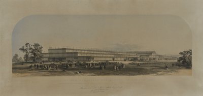 Rakennus Lontoon suurta näyttelyä varten, 1851 tekijältä English School