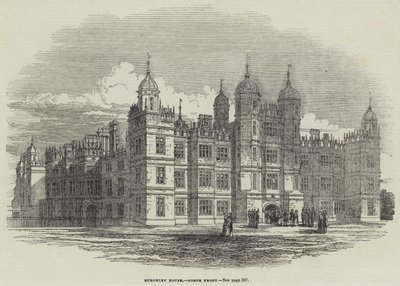 Burghley House, North Front (kaiverrus) tekijältä English School