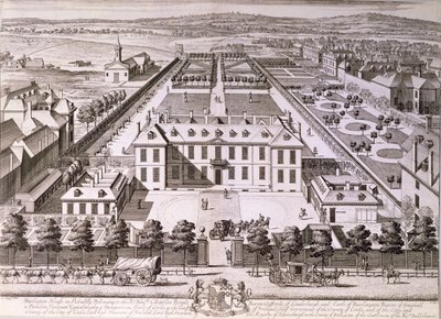 Burlington House Piccadillyssa 1700-luvulla tekijältä English School