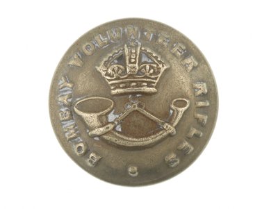 Button, Bombay Volunteer Rifles, 1901-1947 tekijältä English School