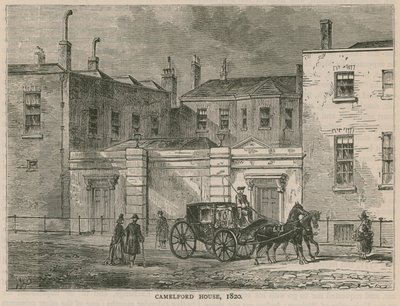 Camelford House, Lontoo, 1820 tekijältä English School